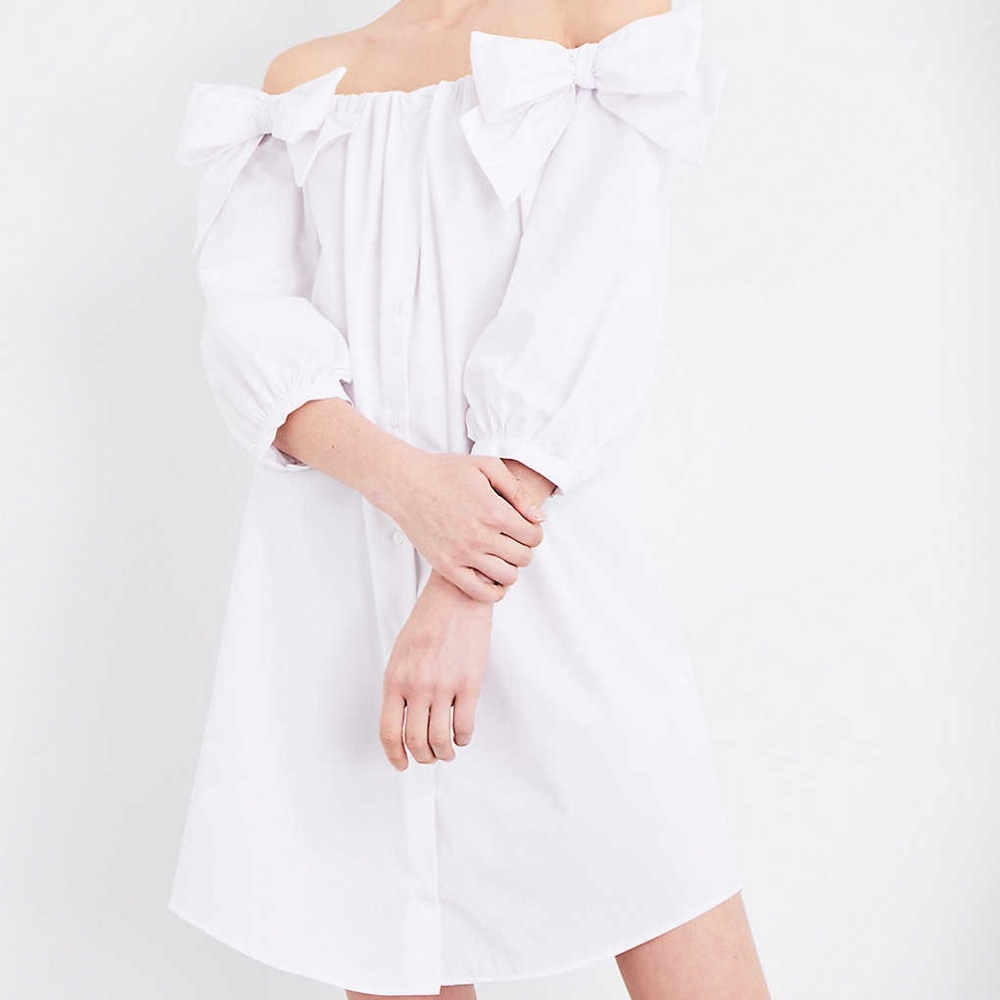 Claudie Pierlot Poplin Cotton White Dress 38/S